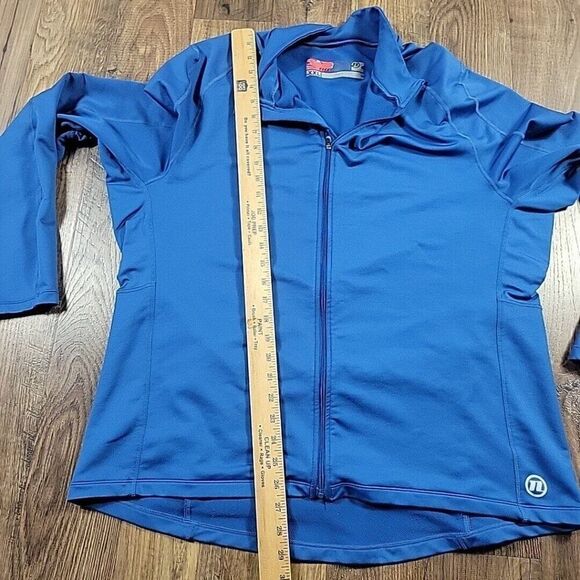 Novara Jacket Mens 2XL Blue Cycling Outdoor Full Zip Pocket - Picture 5 of 11